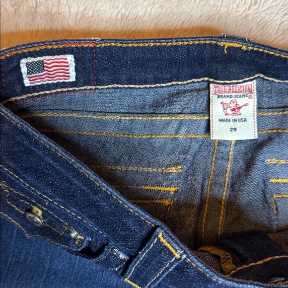 Like New! True Religion Serena Indigo Women's Stretch Super Skinny Jeans sz 29 - Picture 11 of 14